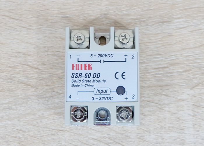 Solid State Relay SSR-60DD, 60A (5-200VDC /3-32VDC)