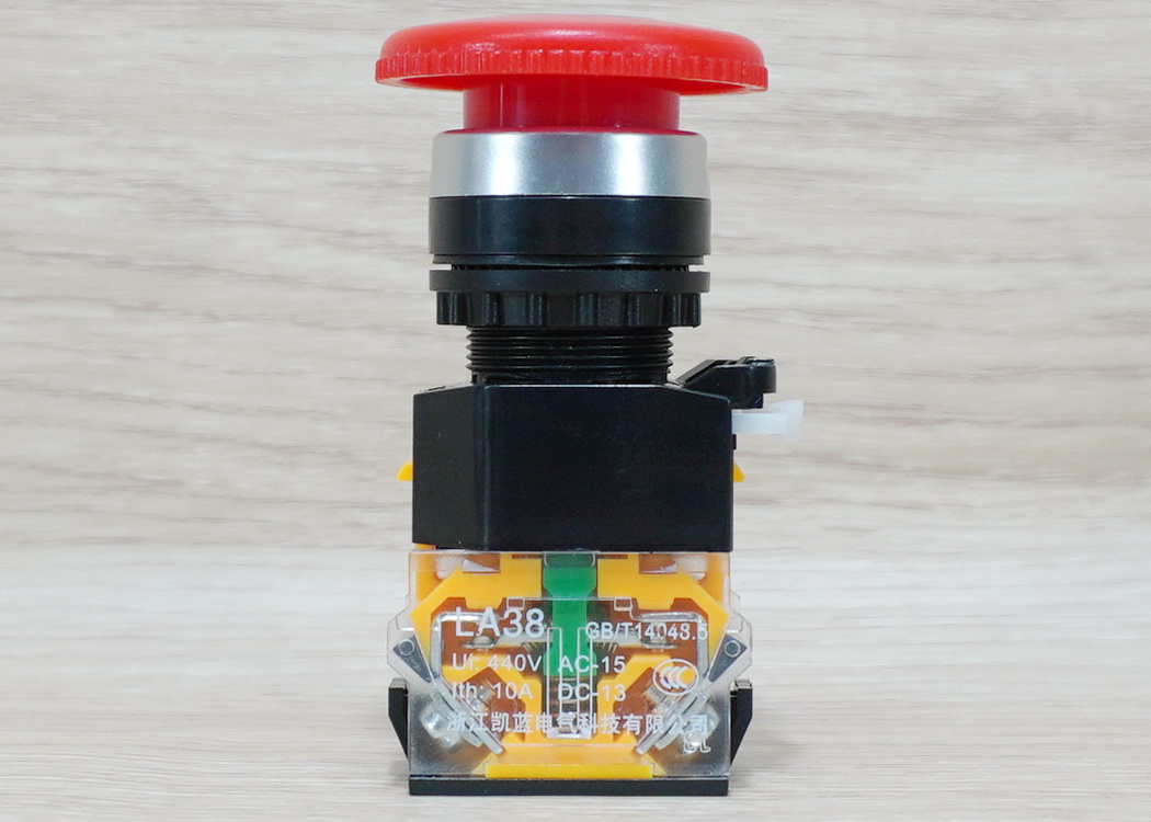 LA38-11ZS (STOP) Emergency Stop Push Button Switch (1NO/1NC) AC440V(Max)10A