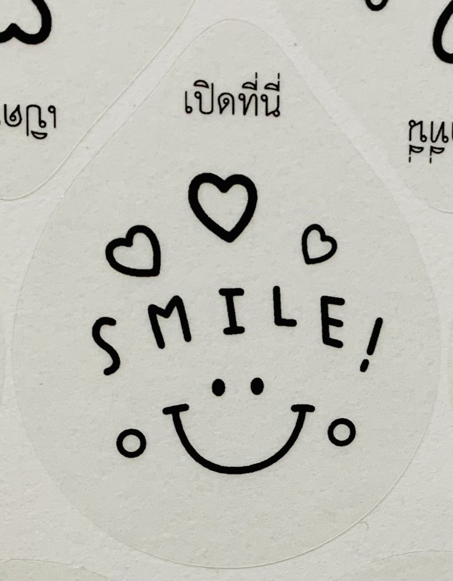 สติ๊กเกอร์ปิดฝาแก้ว กันหก