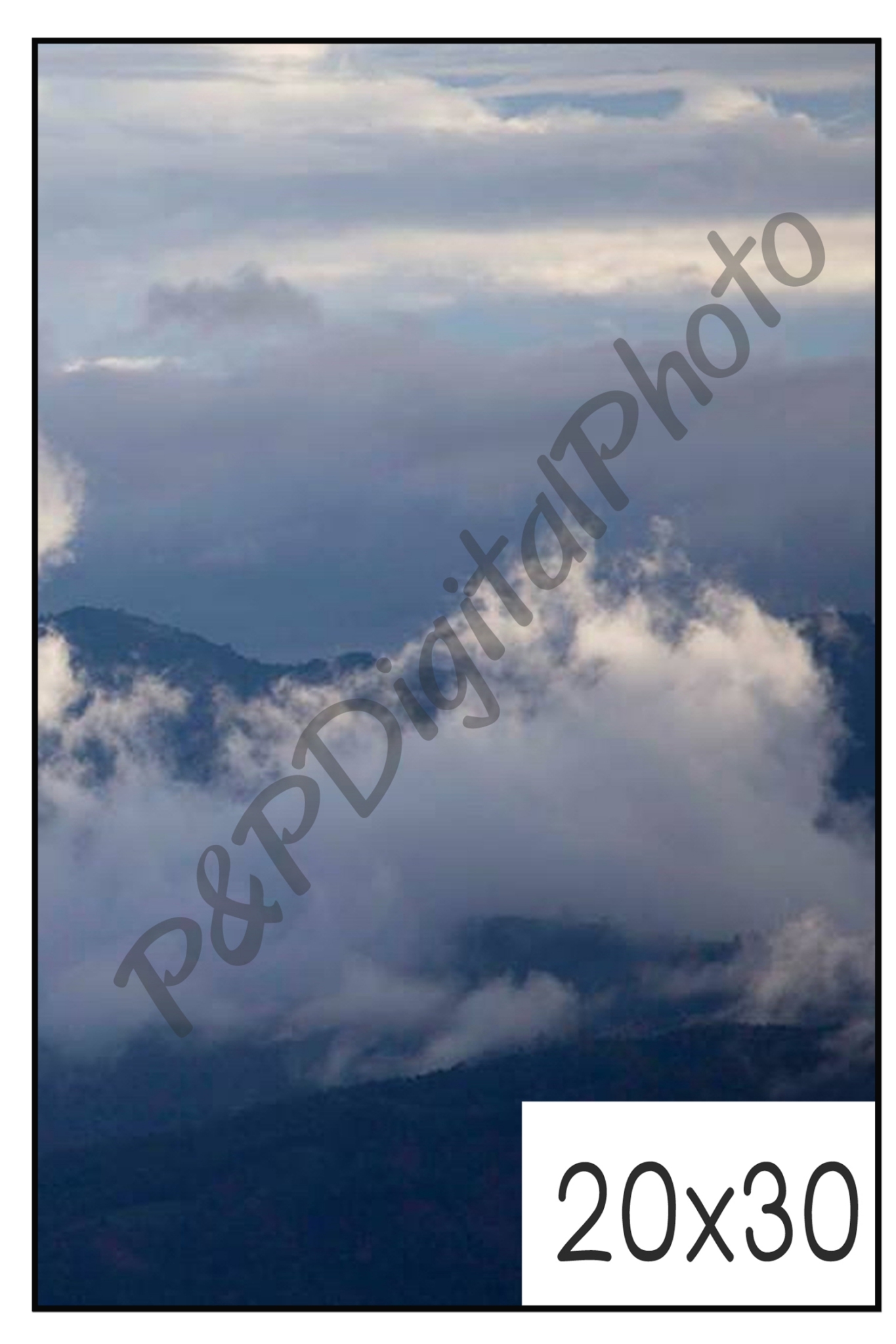 รูปภาพกรอบลอยราคาถูก ขนาด 20x30