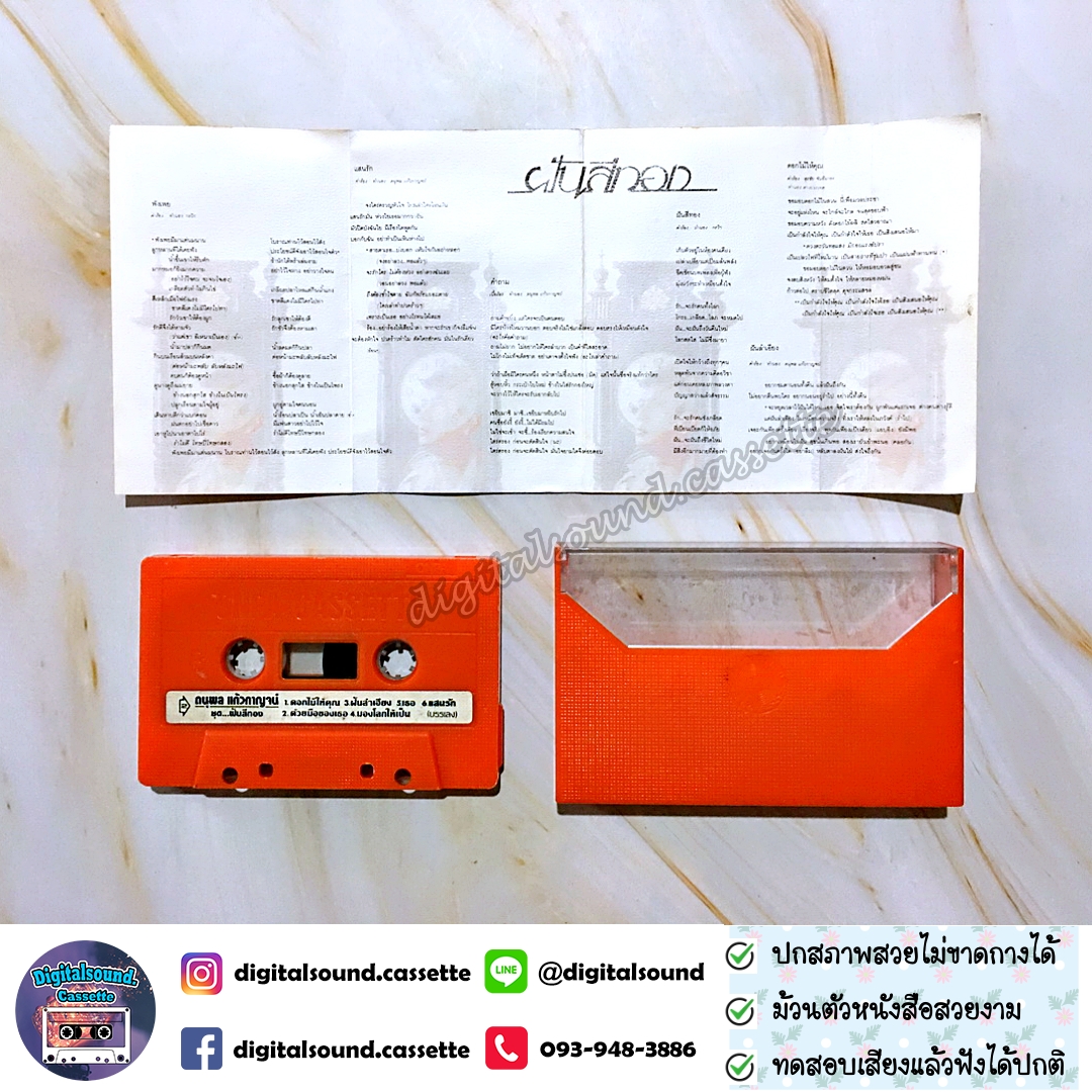 ม้วนเทป เทปคาสเซ็ท แจ้ ดนุพล แก้วกาญจน์ อัลบั้ม ฝันสีทอง