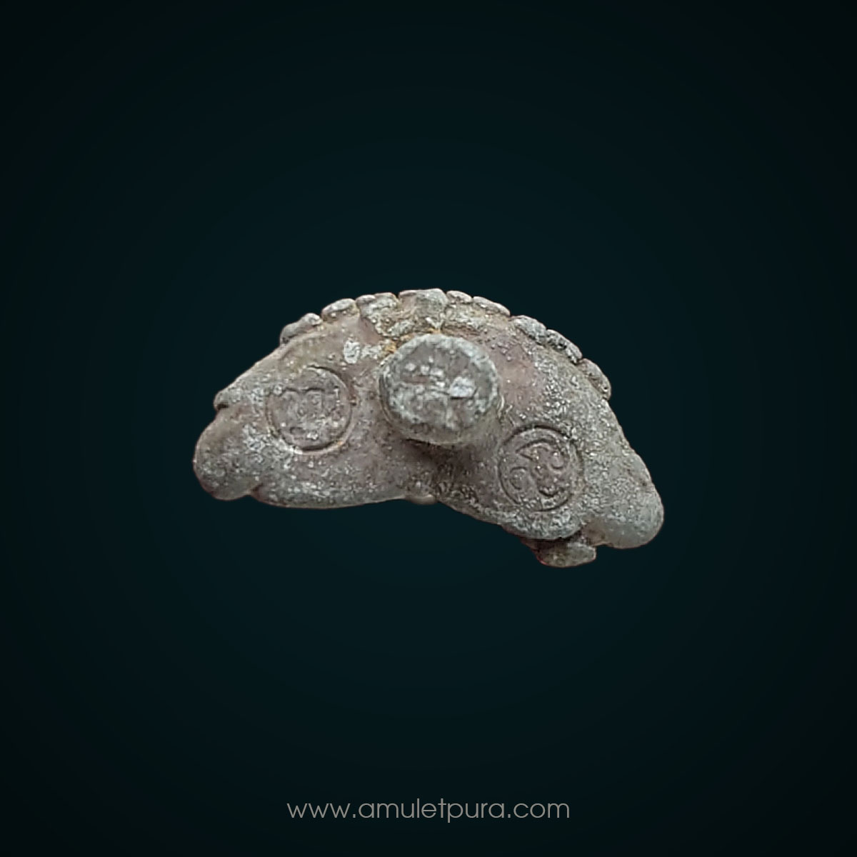 พระยอดธงปริสุทฺโธ เนื้อตะกั่วเถื่อน รุ่น 5 ท้ายิง ปี40 หลวงพ่อคูณ วัดบ้านไร่ จ.นครราชสีมา (มีโค้ด) #3