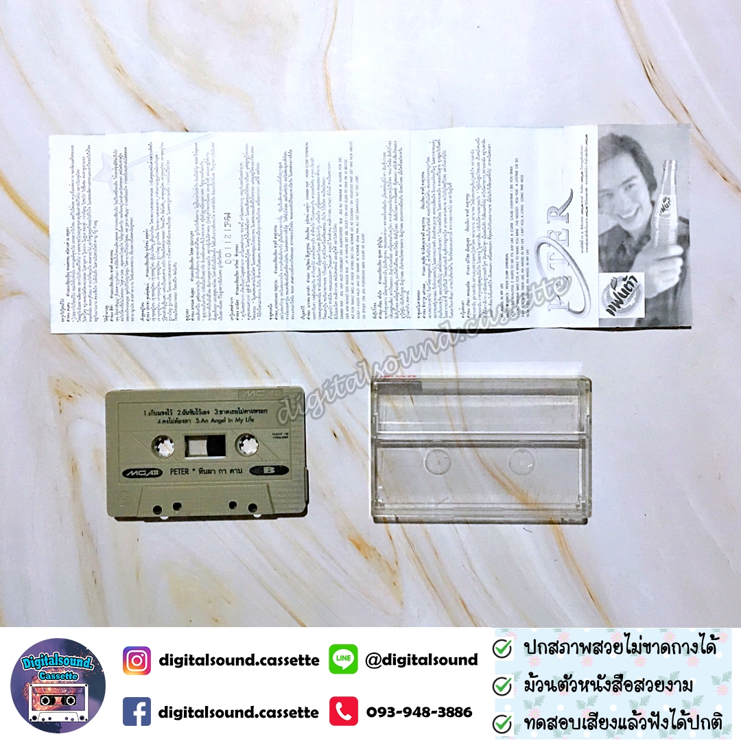 เทปคาสเซ็ท ปีเตอร์ คอร์ป ไดเรนดัล Peter Corp Dyrendal อัลบั้ม หิน ผา กา ดาบ ชายคนหนึ่ง