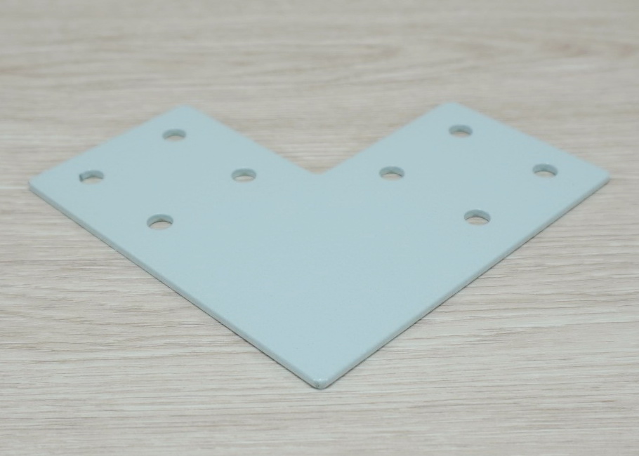 L-Shaped Steel Joint Plate 8-Hole สำหรับ 3060 Alu-Profile