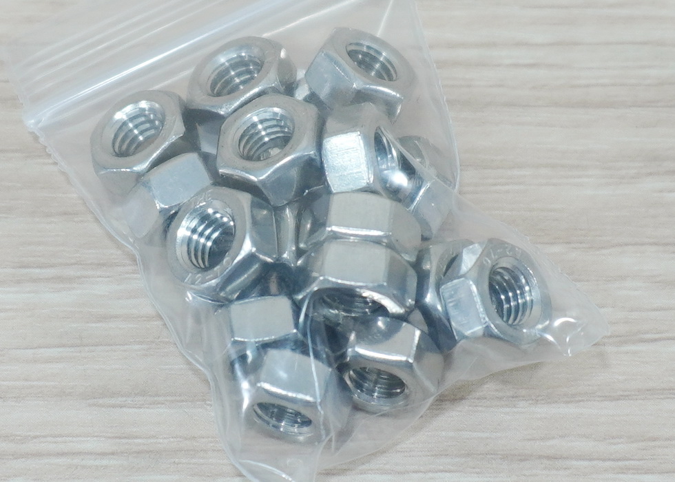 Hex Nuts M6x1.0mm Stainless Steel 304 (20ตัว/ถุง)