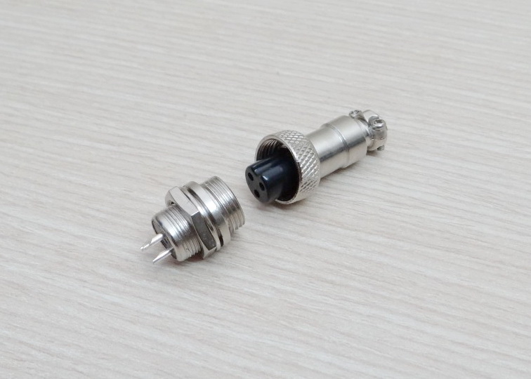 GX12 - 3P Male & Female - Connectors Socket Aviation Plug