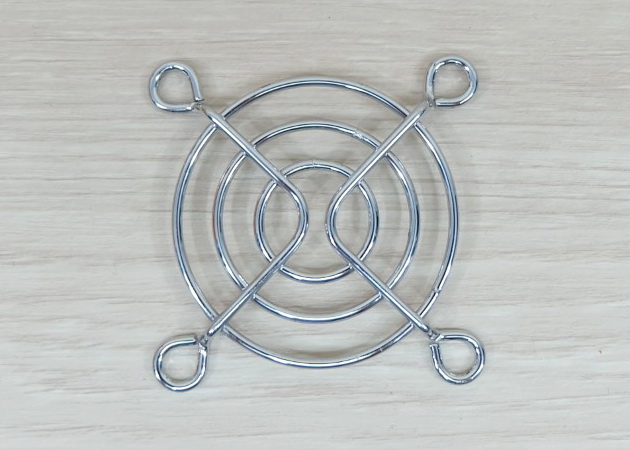 Fan Cover 50mm x 50mm Protective Metal Grille (สีเงิน)