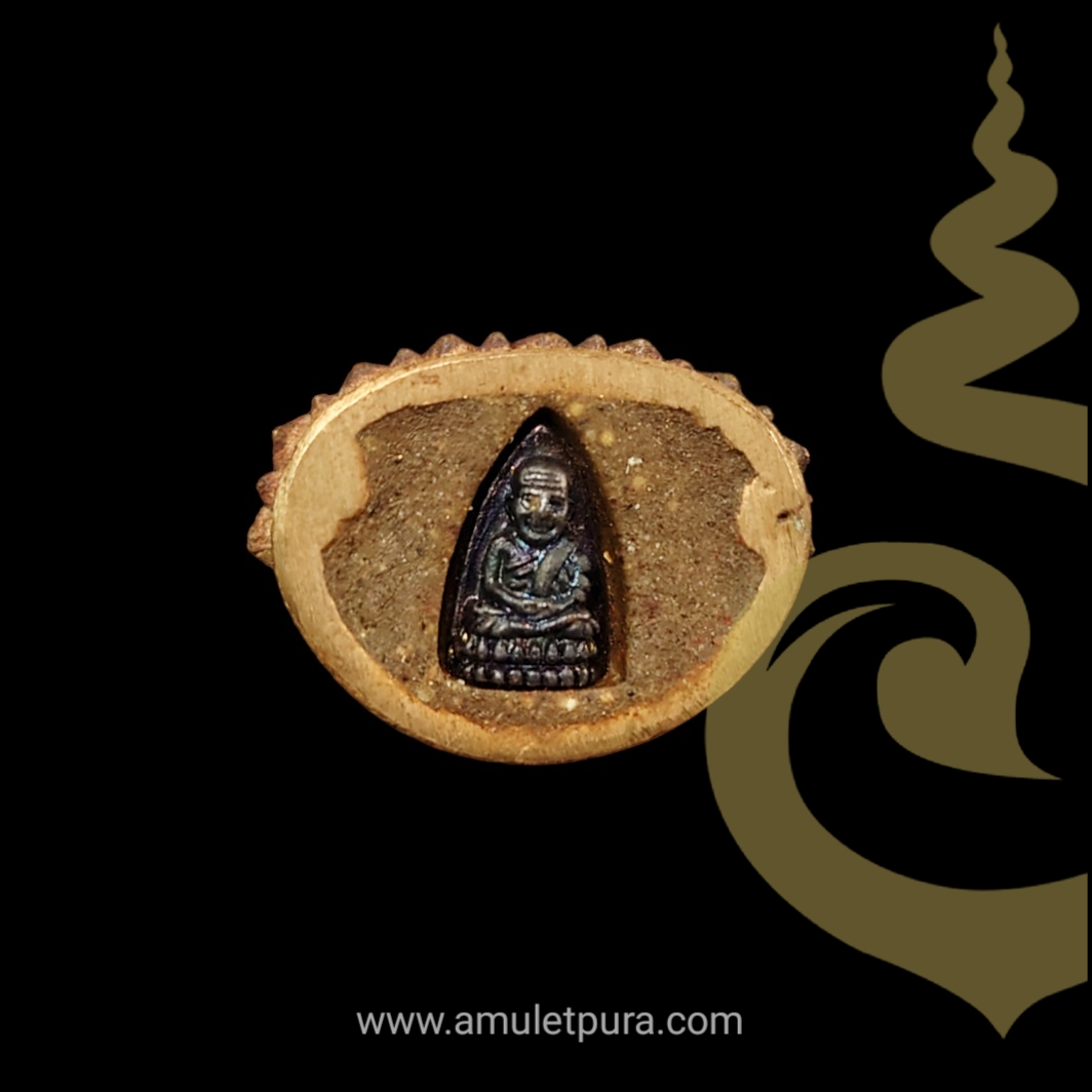 1 ใน 64 องค์ พระกริ่งมงคลมหาเศรษฐี (เนื้อมหาชนวน นำฤกษ์ ก้นอุดผง ฝังหลวงพ่อทวด) ปี64 หลวงพ่อทอง (ศิษย์เอกหลวงพ่อคูณ) วัดบ้านไร่ จ.นครราชสีมา (มีโค้ด หมายเลข2553)