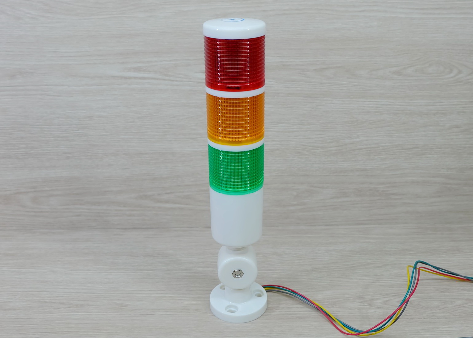 LED 12-24V DC (BEM-X-50-3U-D) Stack Alarm LED Indicator Lamp (Red, Yellow, Green, มีเสียง ไม่กระพริบ)