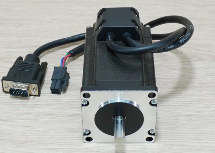 Hybrid Closed-Loop Stepper Motor (Nema23) 57HBS23 แรงบิด 2.3N.m 4A Shaft 8mm + HBS57 Driver