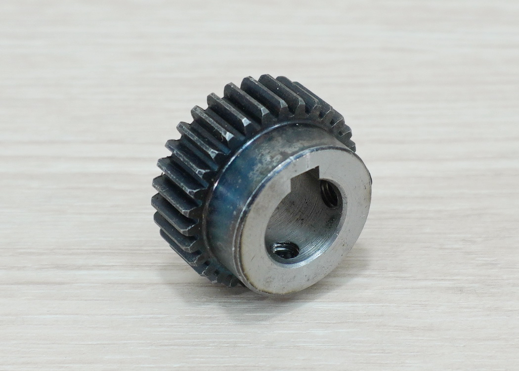 Spur Gear Pinion 1.0 Mod 30Teeth Bore 14mm - Hole & keyway (straight teeth - เฟืองตรง)