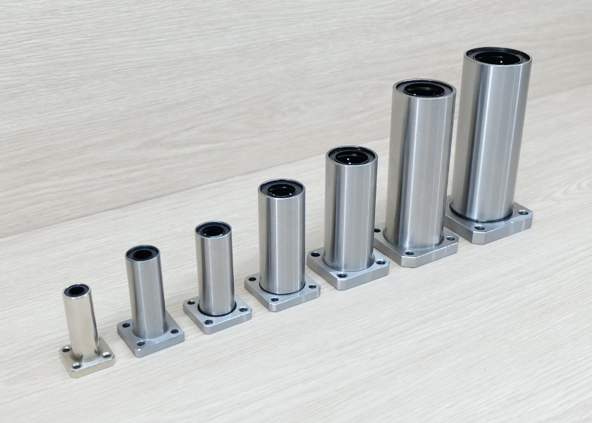 LMK16LUU 16x28x70mm Square Flange Long Linear Ball Bearing 16mm