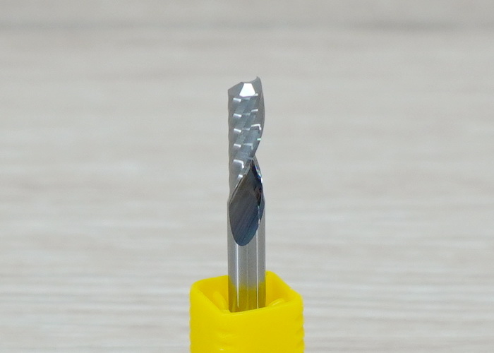 Wood/Acrylic - 4x4x12mm Single Flute Bit Carbide End Mill (SHKxCEDxCEL) เกรด 3A