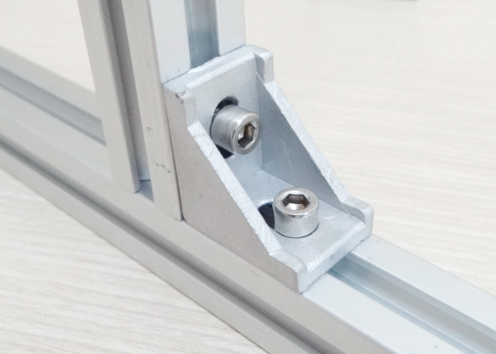 Bracket D28-A สำหรับ Series 20 Alu Profile + ชุดน็อตสกรู T-Nut M5 Series 20