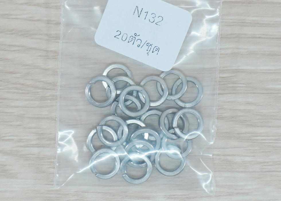 Spring washer M5 Stainless Steel 304 (20ตัว/ถุง)