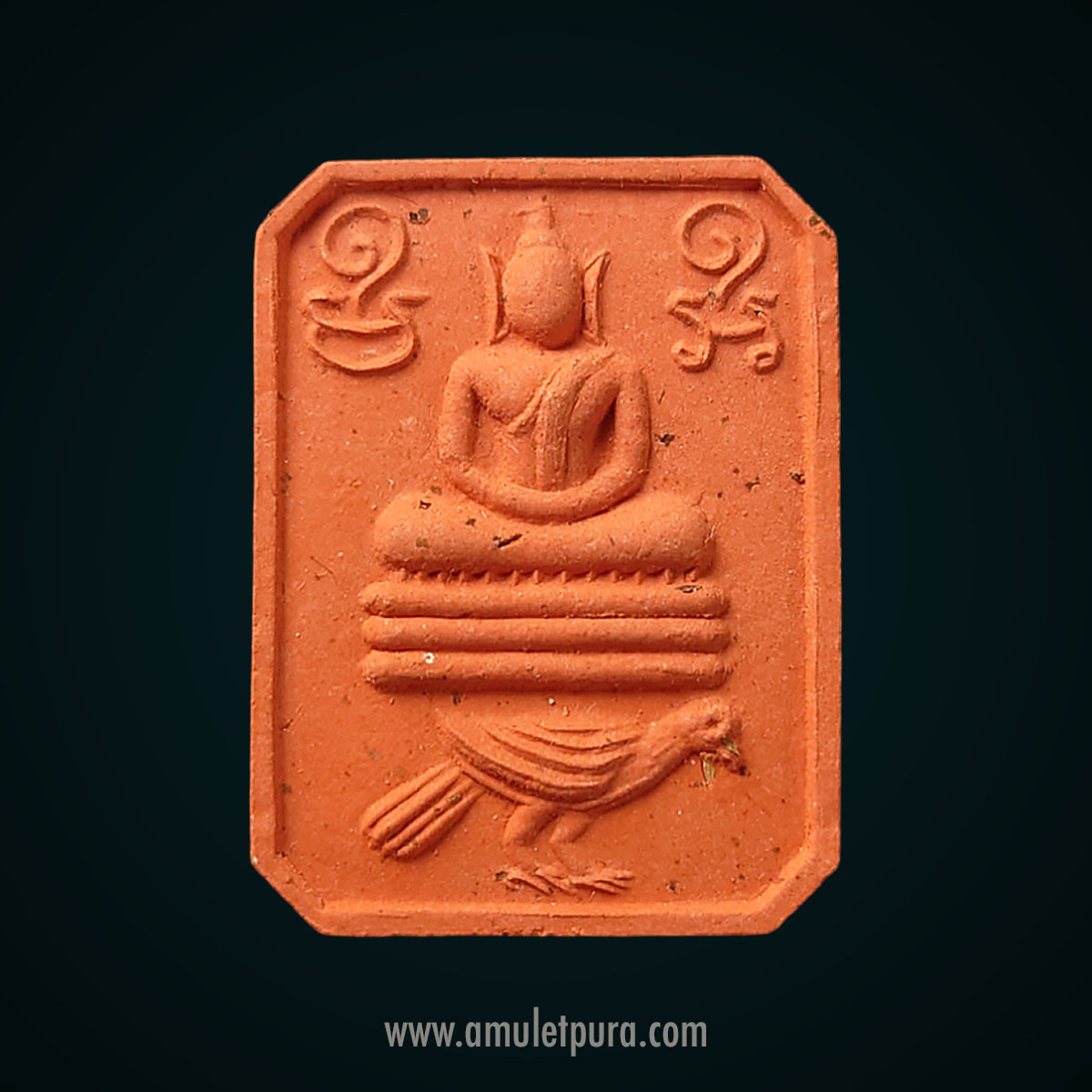 พระสมเด็จขี่นก หลังยันต์เกราะเพชร หลวงพ่อเณร วัดทุ่งเศรษฐี กรุงเทพฯ