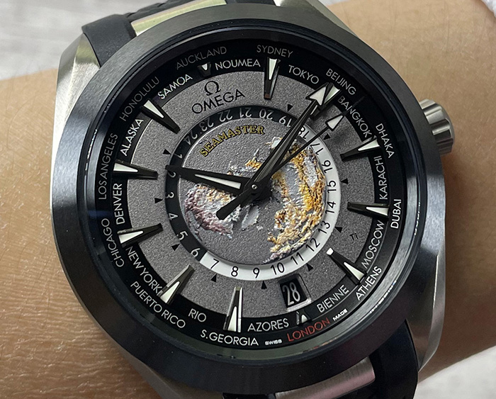 OMEGA WORLDTIMER TITANIUM VSF