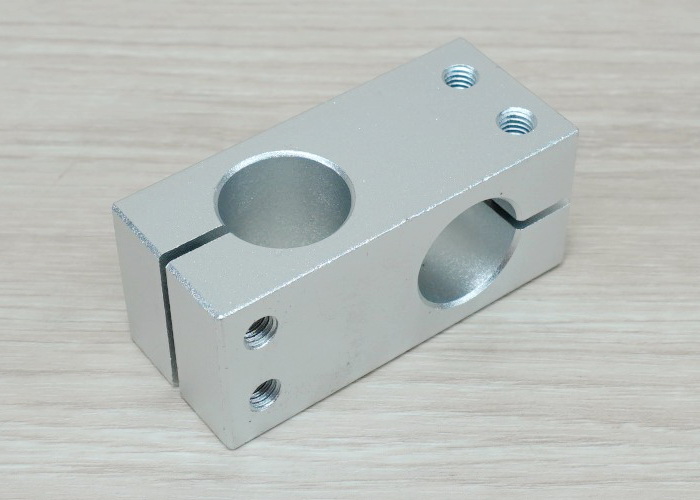 16mm x 16mm Holes Cross Shaft Support Aluminum Alloy