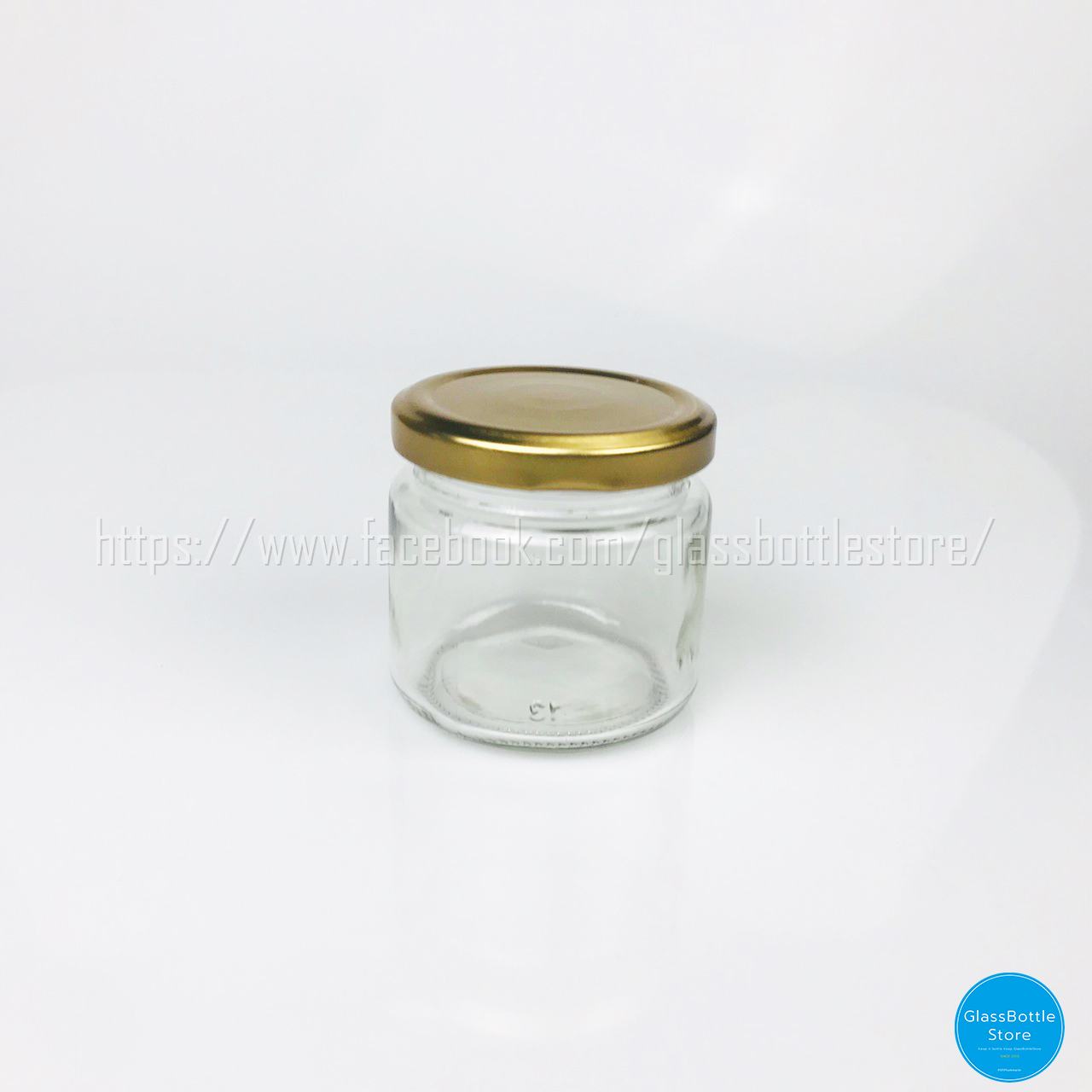 ขวดแก้ว กระปุกอาหาร 160ml(5.3oz) ฝาเกลียวล็อคสีทอง