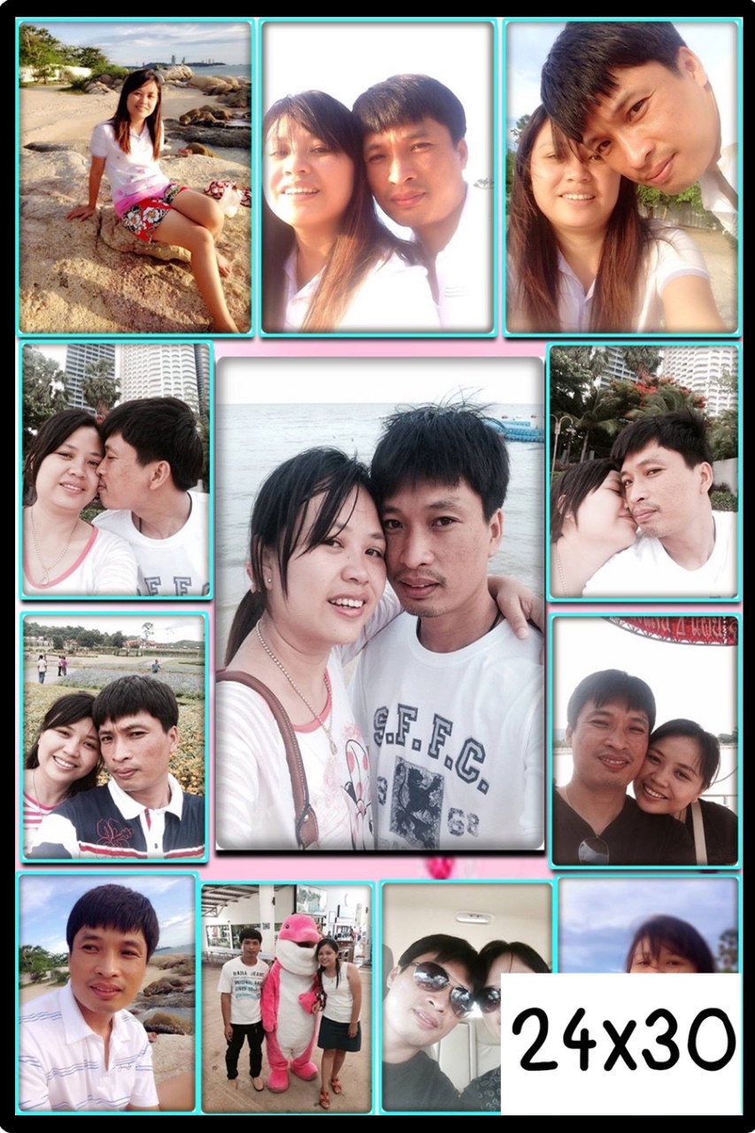 รูปภาพกรอบลอยราคาถูก ขนาด 24x30 + รวมรูป