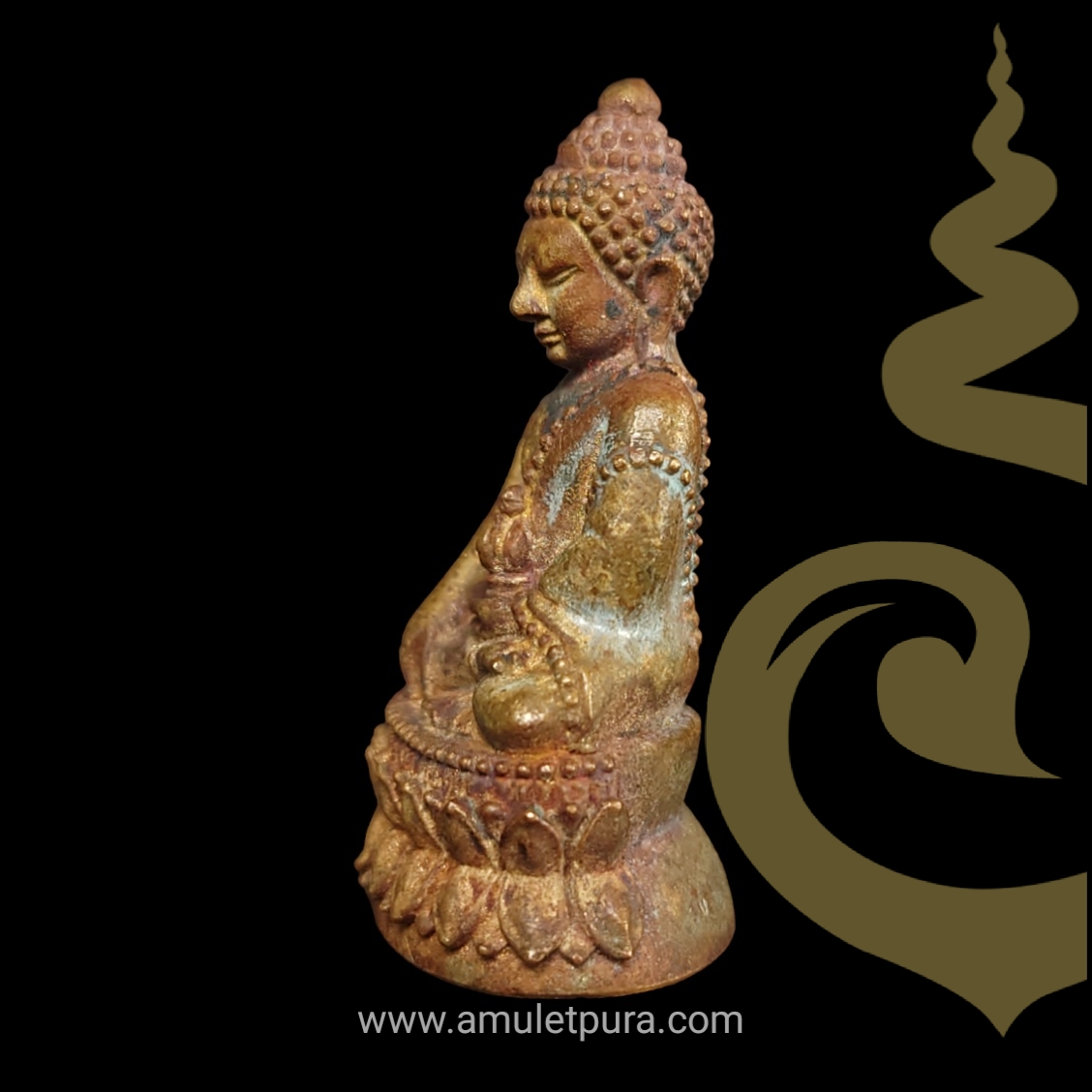 1 ใน 64 องค์ พระกริ่งมงคลมหาเศรษฐี (เนื้อมหาชนวน นำฤกษ์ ก้นอุดผง ฝังหลวงพ่อทวด) ปี64 หลวงพ่อทอง (ศิษย์เอกหลวงพ่อคูณ) วัดบ้านไร่ จ.นครราชสีมา (มีโค้ด หมายเลข2553)