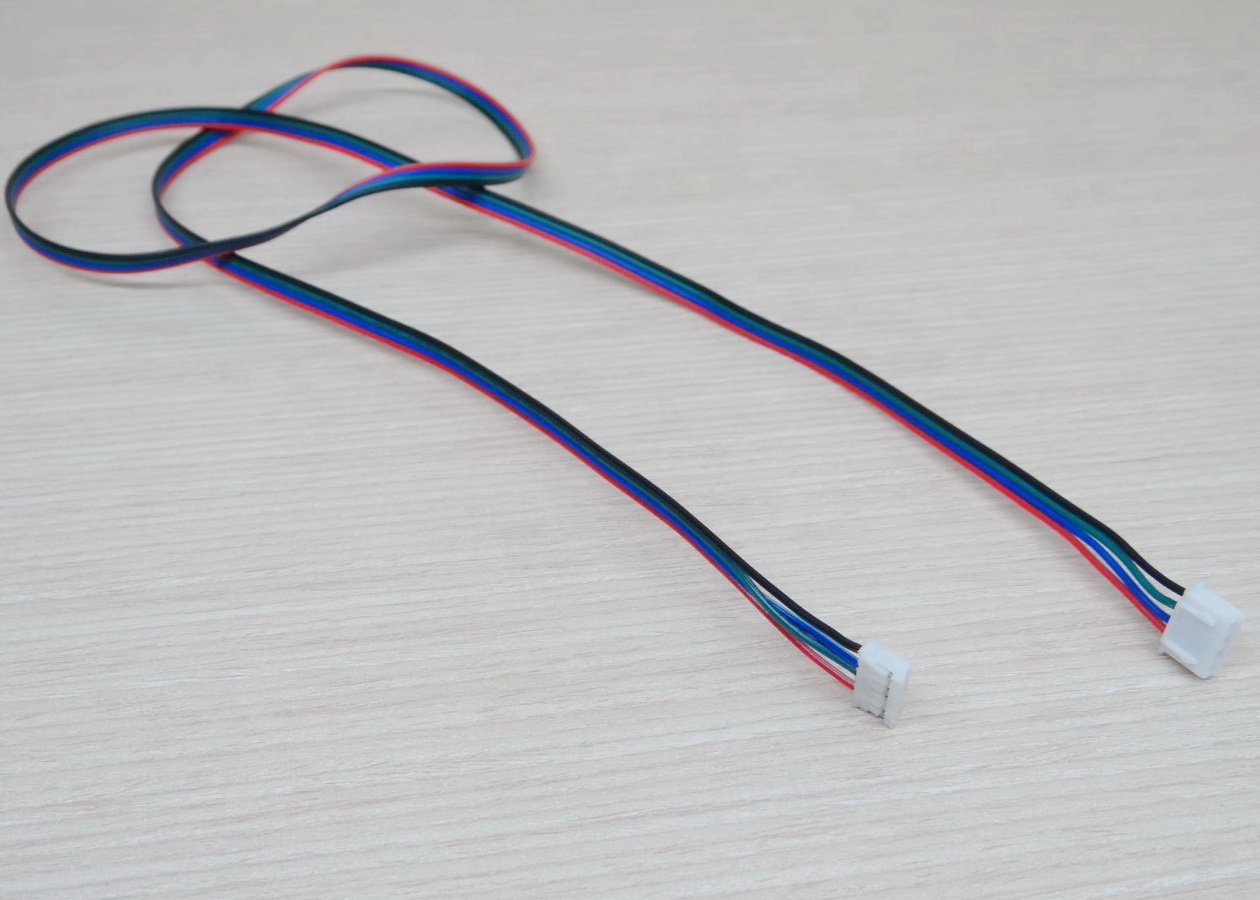 สายไฟ 100 cm Stepper Motor Nema17 ขั่วต่อ (6 pin JST PH2.0mm - 4 pin XH2.54)