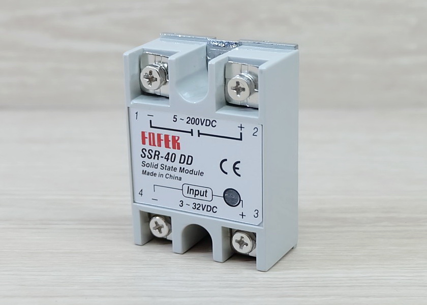 Solid State Relay SSR-40DD, 40A (5-200VDC / 3-32VDC)