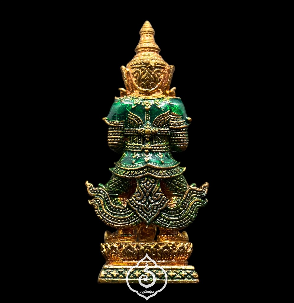 ท้าวเวสสุวรรณ (เนื้อทองแดงลงยา) รุ่นเทวานฤมิตร ปี63 หลวงพ่อพัฒน์ วัดห้วยด้วน จ.นครสวรรค์ (มีโค้ด หมายเลข 112)