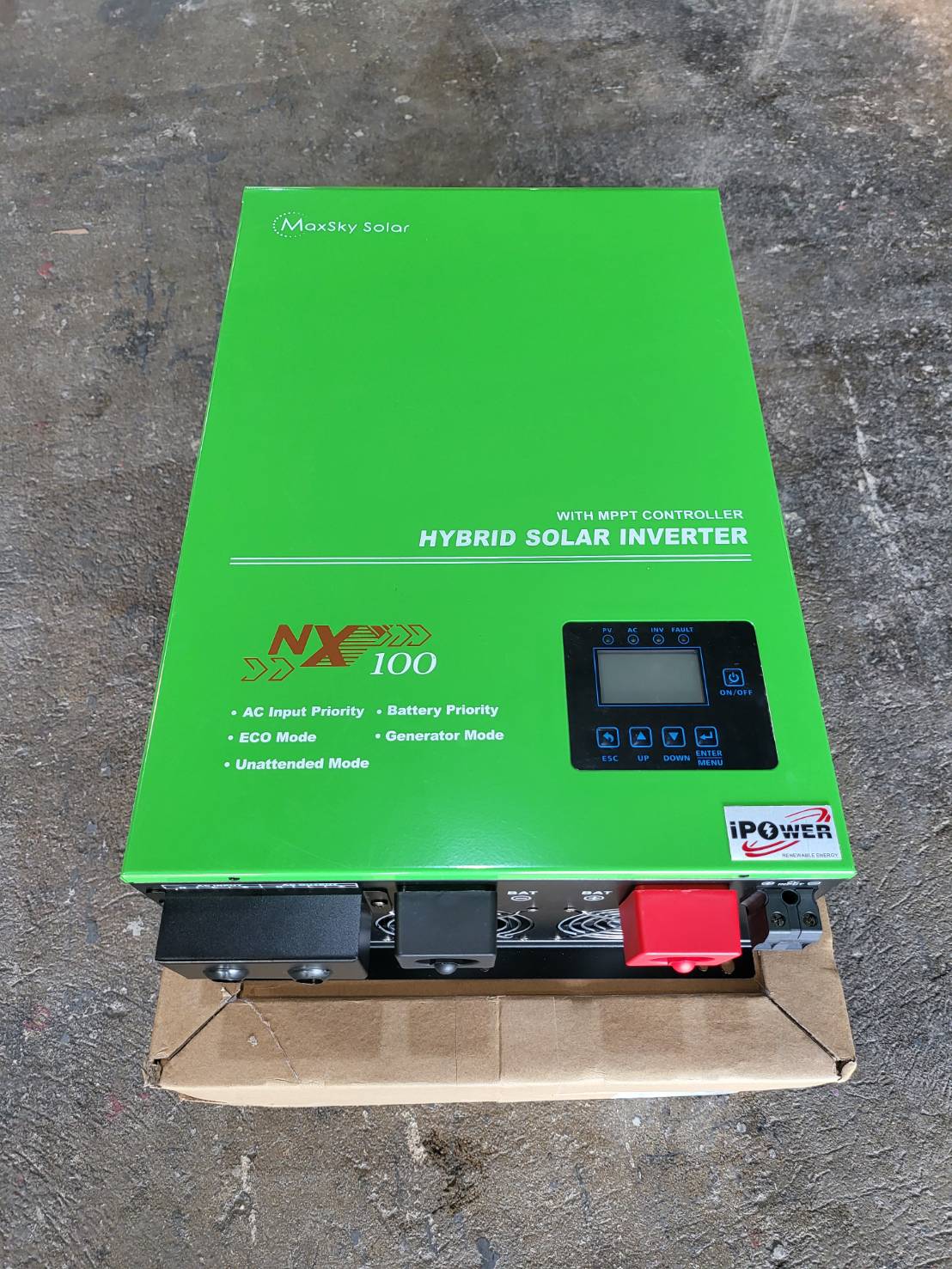 Inverter 24V 1600w MPPT 40A MAXSKY NX100