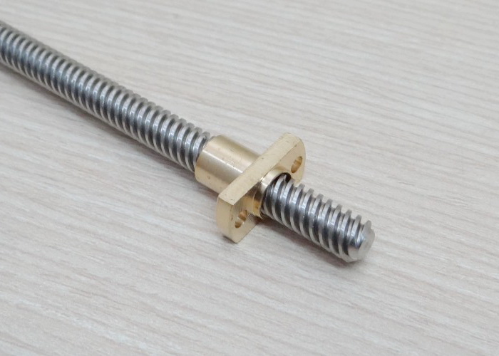 TR8 Copper Nut Dia 8mm (Lead 4mm)