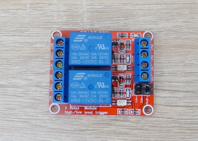 2-Channel 12V Relay Isolation Control Module 250V/10A