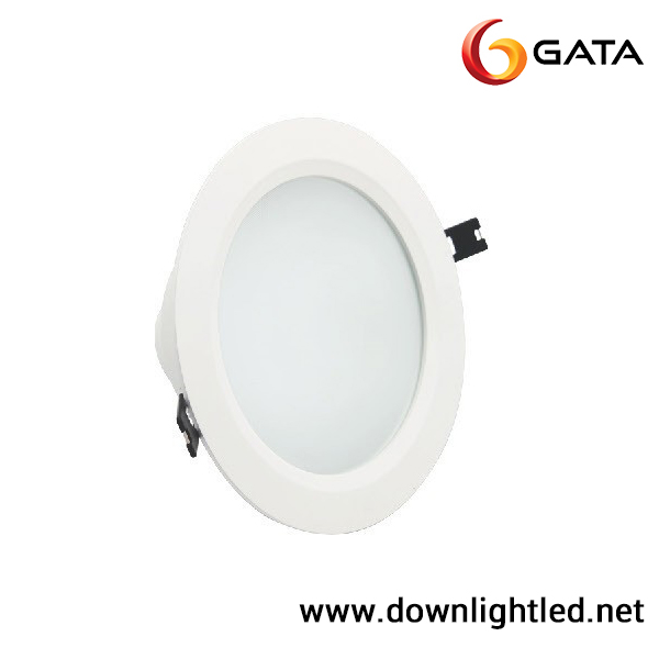 ดาวน์ไลท์LED 8w หน้ากลม 4นิ้ว ยี่ห้อ GATA (แสงขาว)