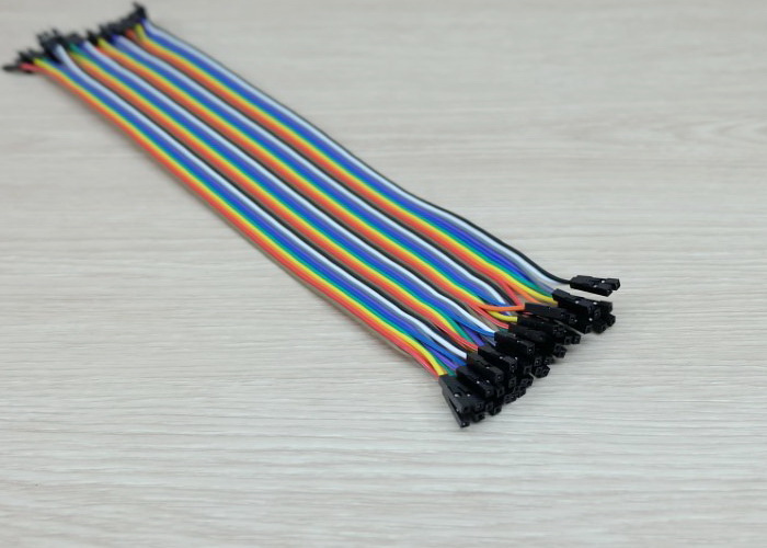 30cm Cable jumper 40P Male-Female (ผู้-เมีย)