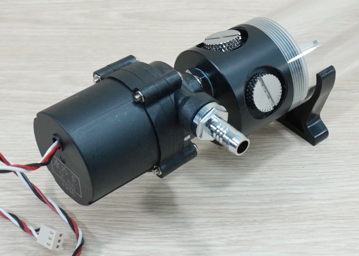 400mm Cylinder Water Tank G1/4" Thread XHC8 + SC600 Pump 12V 19W