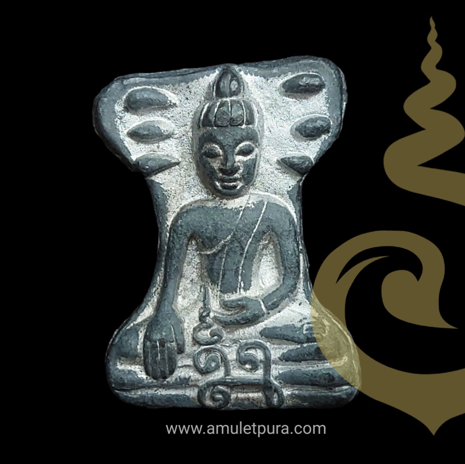 พระมเหศวร นะโภคทรัพย์ (เนื้อชินตะกั่ว) ปี53 หลวงปู่นาม วัดน้อยชมภู่ จ.สุพรรณบุรี (มีโค้ด หมายเลข 3445)