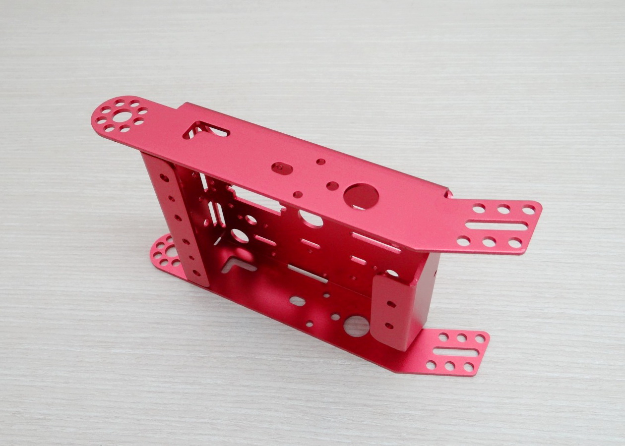 Aluminum Robot Chasis DIY (Red)