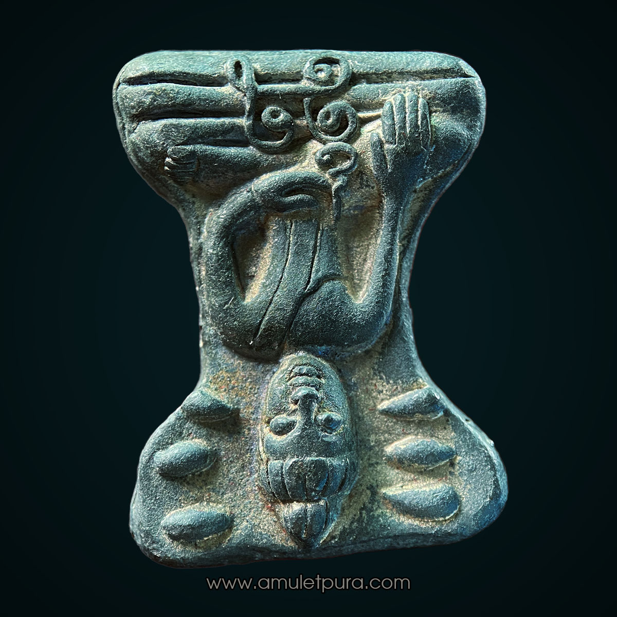 พระมเหศวร นะโภคทรัพย์ (เนื้อชินตะกั่ว) ปี53 หลวงปู่นาม วัดน้อยชมภู่ จ.สุพรรณบุรี (มีโค้ด หมายเลข 3442)