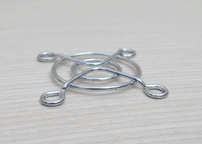 Fan Cover 40mm x 40mm Protective Metal Grille (สีเงิน)