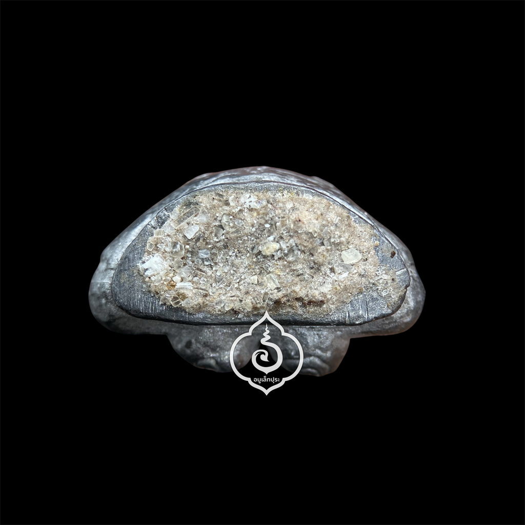 พ่อขุนช้างหนวดโง้ง ปี53 (เนื้อตะกั่ว อุดผง มีจาร) หลวงปู่ขุ้ย วัดซับตะเคียน จ.เพชรบูรณ์ (มีโค้ด)