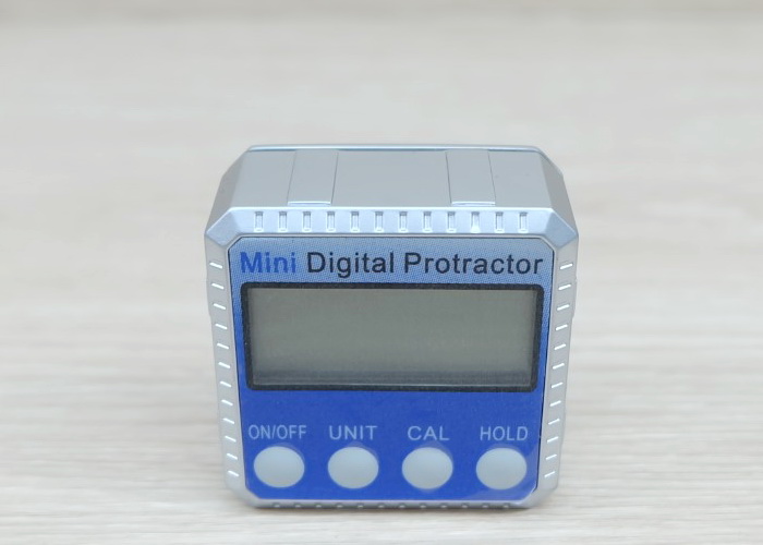 Syntek, Mini Digital Protractor Angle Finder 360° DR168 Zinc Alloy Style (Accuracy: ±0.2 °)