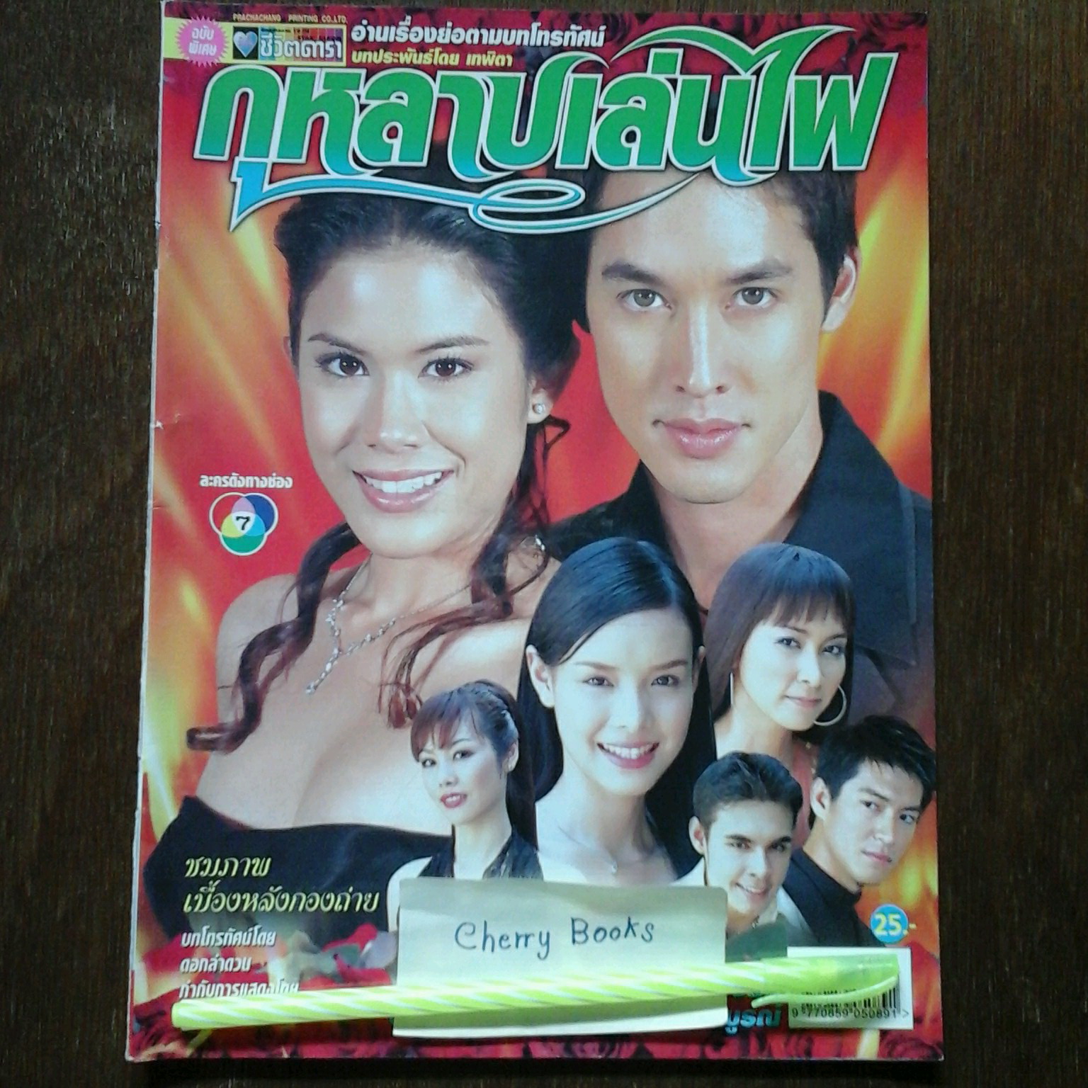 หนังสือเรื่องย่อละคร กุหลาบเล่นไฟ