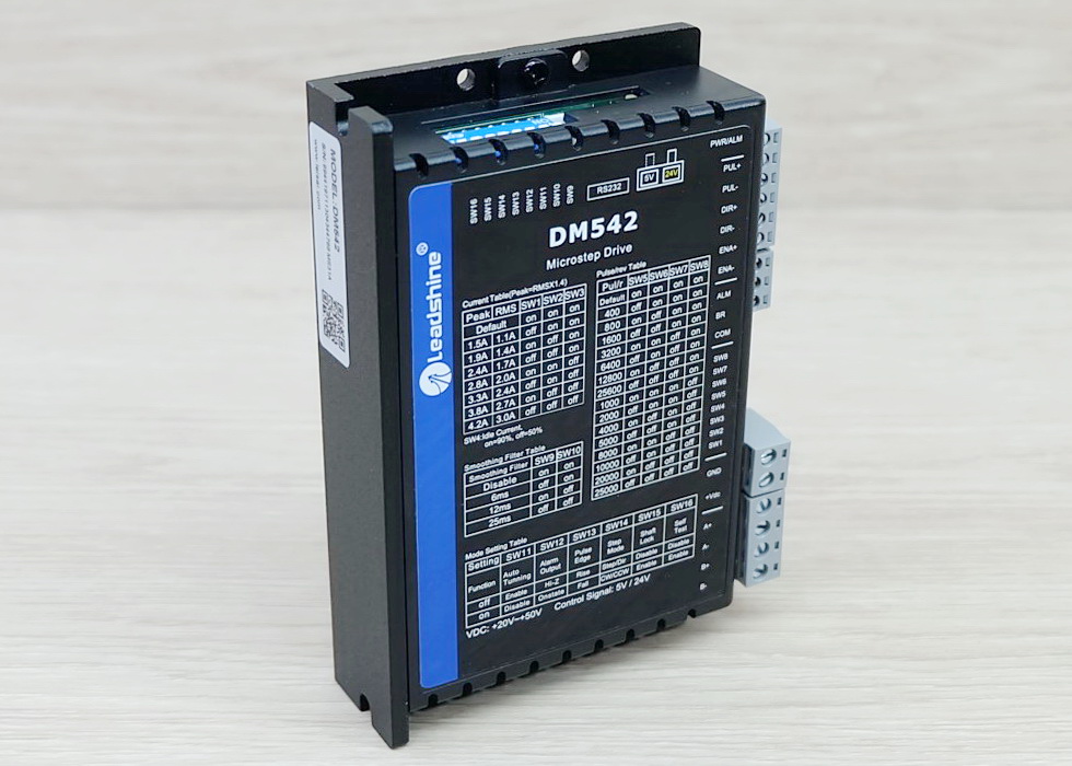 DM542 V3.0 (Leadshine) Microstep Driver Peak 4.2A, 20-50 VDC 2-phase (New)
