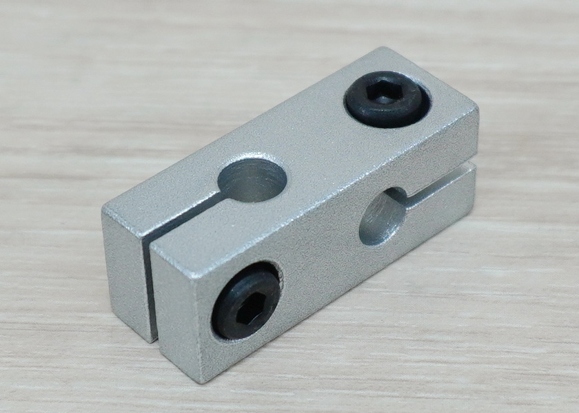 6mm x 6mm Holes Cross Shaft Support Aluminum Alloy