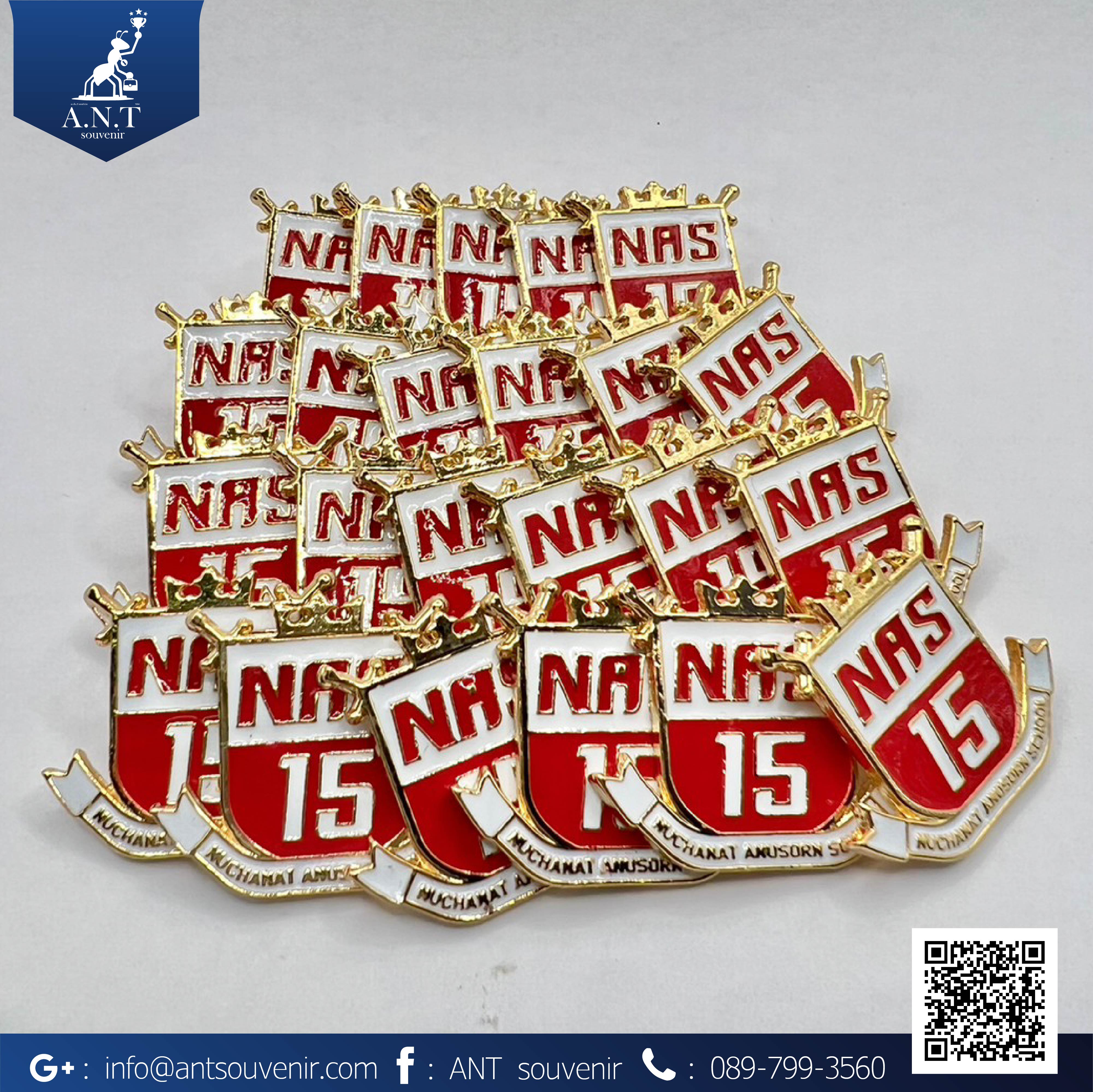 เข็มกลัดรุ่นสั่งทำ NAS 15