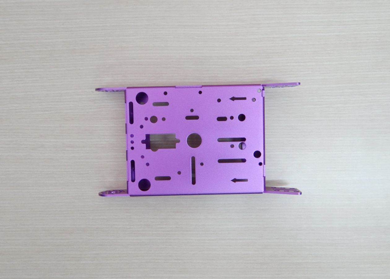 Aluminum Robot Chasis DIY (Purple)