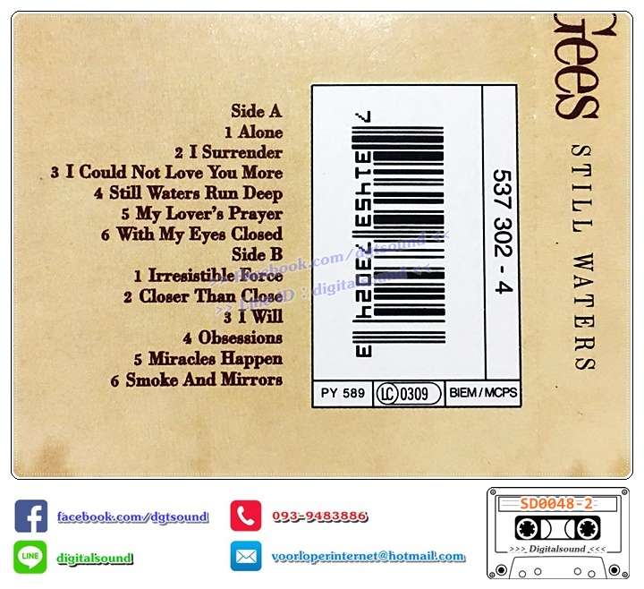 เทปคาสเซ็ท BEE GEES อัลบั้ม Still Waters