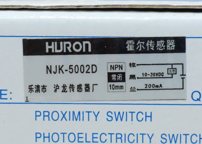 Hall Switch NJK-5002D (NPN, NC ระยะ10mm) Proximity Induction Magnetic Sensor DC6-36V Short Body