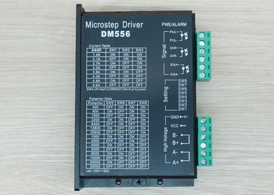 DM556 (Jiawen) Microstep Driver Peak 5.6A, 20-50 VDC 2-phase