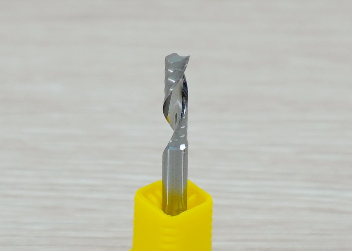 Wood/Acrylic - 4x4x15mm Single Flute Bit Carbide End Mill (SHKxCEDxCEL) เกรด 3A