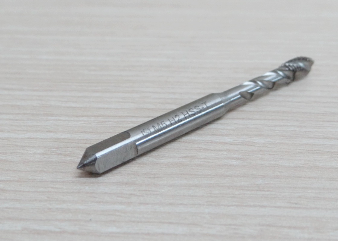 Spiral Flute Tap M5 x 0.8 HSS screw tap